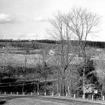 View of Ringing Hill from N. Keim St. Note the beginning of St. Al's cemetery left of center on Buchert Road.